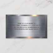 Pictogrammen voor automatische service | Metalen a Visitekaartje (Achterkant)