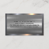 Pictogrammen voor automatische service | Metalen i Visitekaartje (Achterkant)