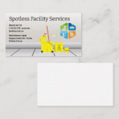 Pictogrammen voor schoonmaken | Huishoudelijke uit Visitekaartje (Voorkant / Achterkant)