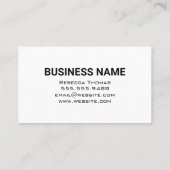 Pictogrammen voor sociale media visitekaartje (Achterkant)