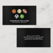 Pictogrammen voor sportuitrusting visitekaartje (Voorkant / Achterkant)