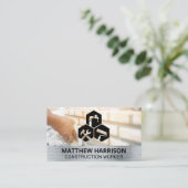 Pictogrammen voor tapediensten visitekaartje (Staand voorkant)