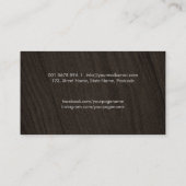 Pictogrammen voor tapediensten visitekaartje (Achterkant)