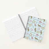 Pictogrampatroon FRIENDS™ Waterverf Notitieboek (Binnen)