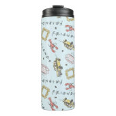 Pictogrampatroon FRIENDS™ Waterverf Thermosbeker (Voorkant)