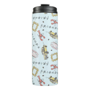 Pictogrampatroon FRIENDS™ Waterverf Thermosbeker