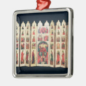 Pictogramscherm met vijftien delen met het leven v metalen ornament (Links)