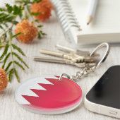 Pictogramvlag Bahrein Sleutelhanger (Voorkant Rechts)