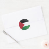 Pictogramvlag Palestina-Ronde Vierkante Sticker (Envelop)