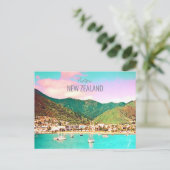 Picton Harbor Nieuw-Zeeland Briefkaart (Staand voorkant)