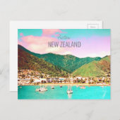 Picton Harbor Nieuw-Zeeland Briefkaart (Voorkant / Achterkant)