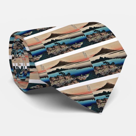 Pictorial for Hokusais 36 uitzicht van de berg Fuj Stropdas (Opgerold)