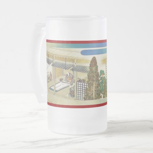 Pictorial Life of Nichiren Shonin pt.21 Matglas Bierpul (Voorkant links)