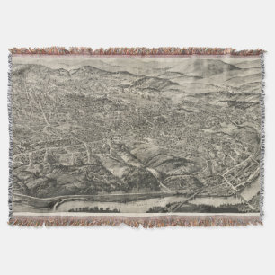  Pictorial Map of Asheville NC (1912) Deken