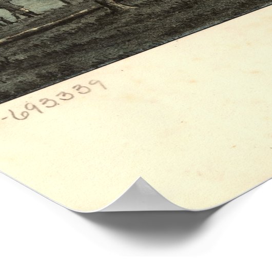  Pictorial Map of Atlanta (1871) Poster (Hoek)