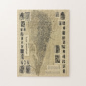 Pictorial Map of Atlantic City NJ (1900) Legpuzzel (Verticaal)