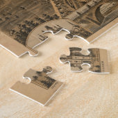  Pictorial Map of Batavia IL (1869) Legpuzzel (Zijkant)