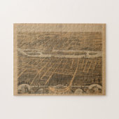  Pictorial Map of Batavia IL (1869) Legpuzzel (Horizontaal)