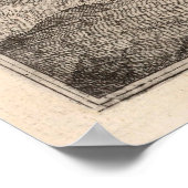  Pictorial Map of Bergen Norway (1588) Poster (Hoek)