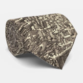  Pictorial Map of Boston (1880) Stropdas (Opgerold)