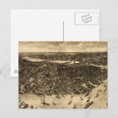  Pictorial Map of Boston (1905) (2) Briefkaart (Voorkant / Achterkant)