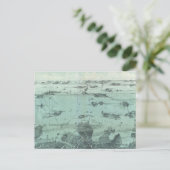  Pictorial Map of Boston Harbour (1897) Briefkaart (Staand voorkant)