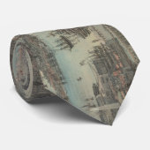 Pictorial Map of Boston MA (1850) Stropdas (Opgerold)