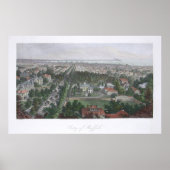  Pictorial Map of Buffalo NY (1872) Poster (Voorkant)