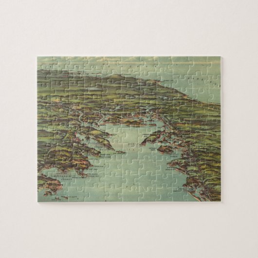  Pictorial Map of Buzzards Bay (1907) Legpuzzel (Horizontaal)