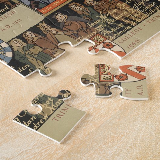 Pictorial Map of Cambridge, Engeland Legpuzzel (Zijkant)