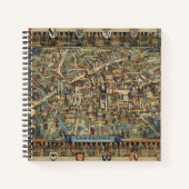 Pictorial Map of Cambridge, Engeland Notitieboek (Voorkant)