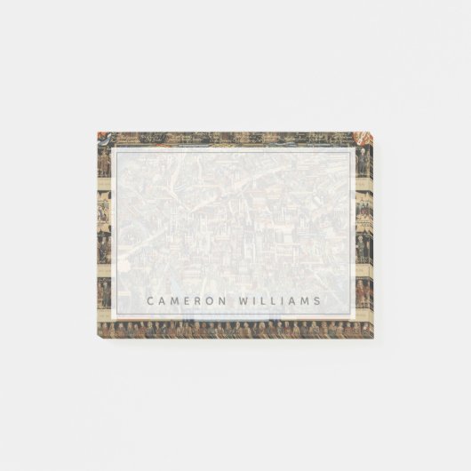 Pictorial Map of Cambridge, Engeland Post-it® Notes (Voorkant)