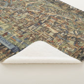 Pictorial Map of Cambridge, Engeland Sherpa Deken (3/4)