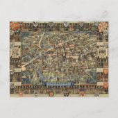Pictorial Map of Cambridge, England Briefkaart (Voorkant)