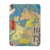 Pictorial Map of Canada - Landmarks Magneet (Verticaal)
