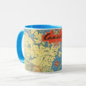 Pictorial Map of Canada - Landmarks Mok (Voorkant links)