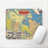 Pictorial Map of Canada - Landmarks Muismat (Met muis)