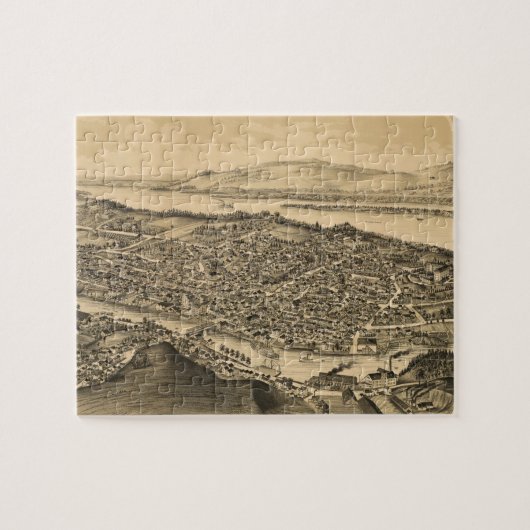  Pictorial Map of Catskills New York (1889) Legpuzzel (Horizontaal)