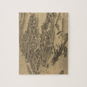  Pictorial Map of Cedar Key FL (1884) Legpuzzel (Verticaal)