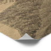 Pictorial Map of Cedar Key FL (1884) Poster (Hoek)