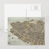  Pictorial Map of Charleston (1872) Briefkaart (Voorkant / Achterkant)