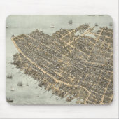  Pictorial Map of Charleston (1872) Muismat (Voorkant)