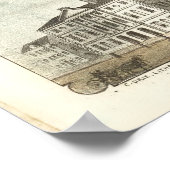  Pictorial Map of Charleston (1872) Poster (Hoek)