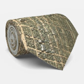  Pictorial Map of Chicago (1868) Stropdas (Opgerold)