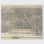  Pictorial Map of Chicago (1916) Cadeaupapier (Vlak)