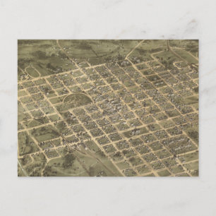  Pictorial Map of Columbia SC (1872) Briefkaart