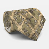 Pictorial Map of Columbia SC (1872) Stropdas (Opgerold)