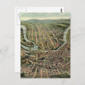  Pictorial Map of Cumberland MD (1906) Briefkaart (Voorkant / Achterkant)