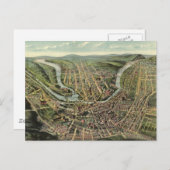 Pictorial Map of Cumberland MD (1906) Briefkaart (Voorkant / Achterkant)