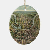  Pictorial Map of Cumberland MD (1906) Keramisch Ornament (Rechts)